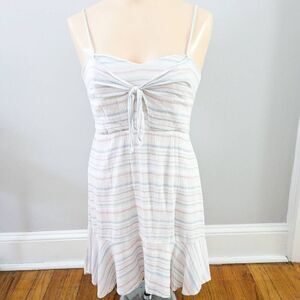 Charlotte Russe Flounce Hem Striped Sundress